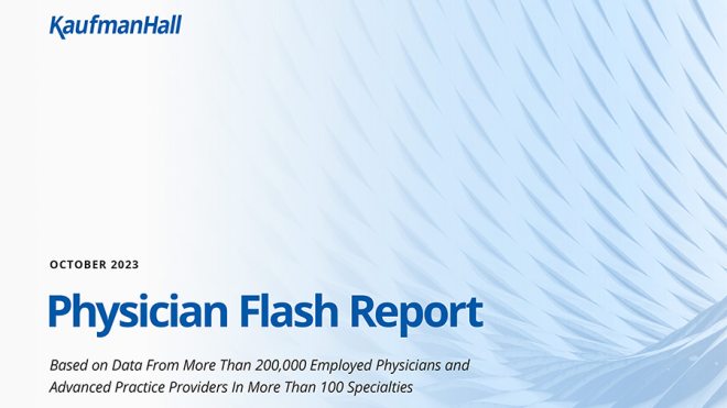 Physician Flash Report: Q3 2023 Cover