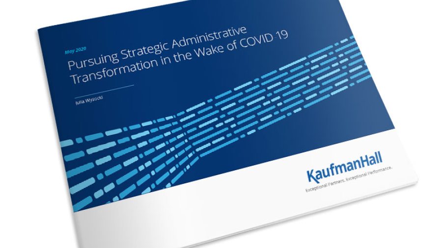 Pursuing Strategic Administrative Transformation in the Wake of COVID-19 ebook thumbnail