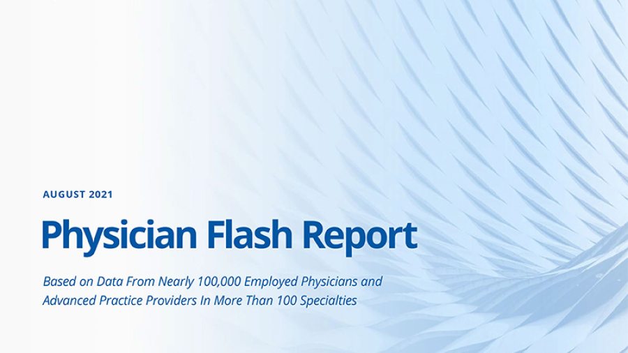 Physician Flash Report August 2021 Cover
