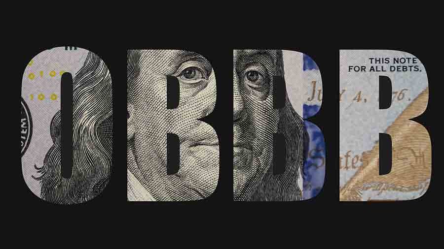 OBBB sign over money