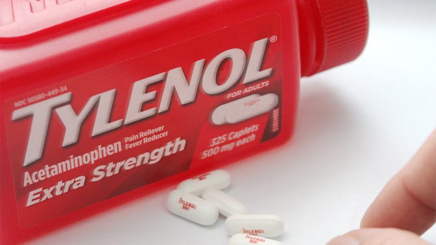 Bottle of Tylenol 