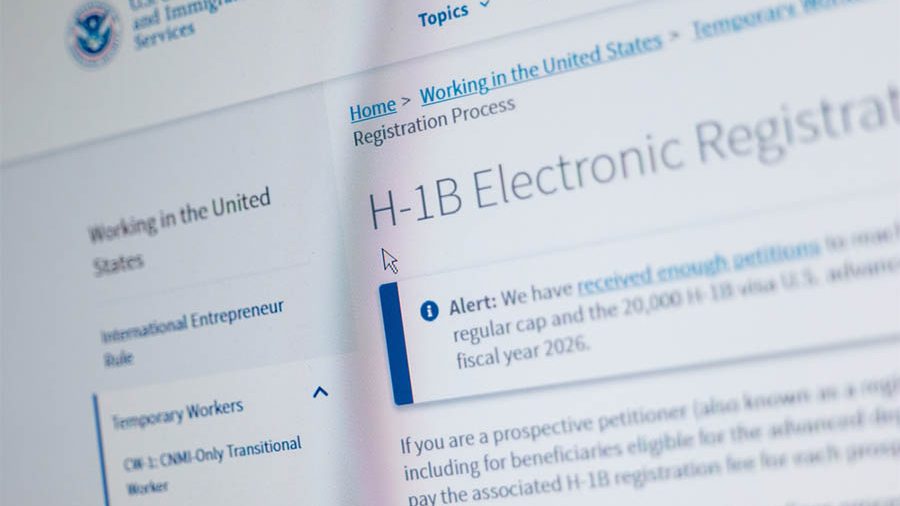 H-1B registration form