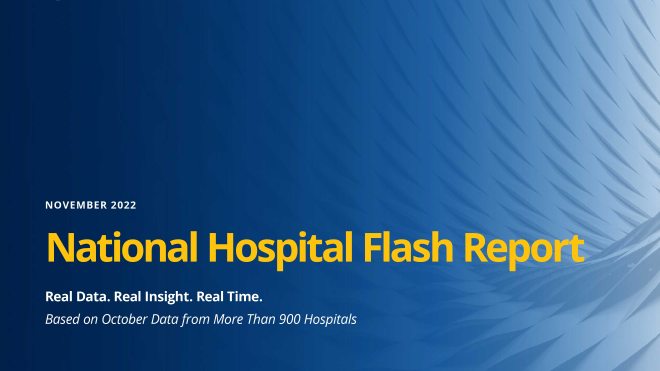 National Hospital Flash Report November 2022 Cover