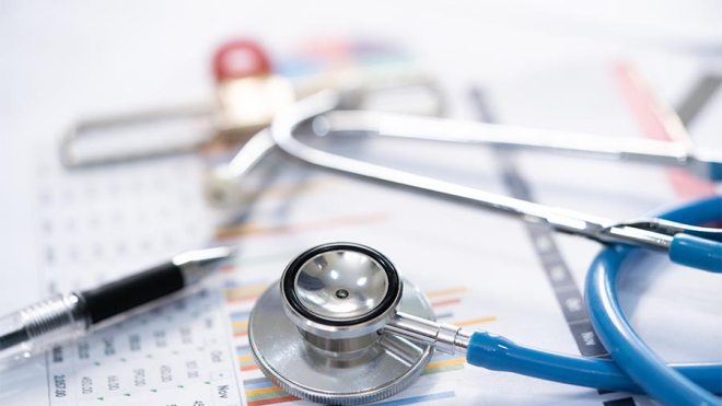 Stethoscope and documents