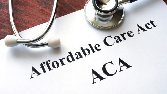 Affordable care act and stethoscope