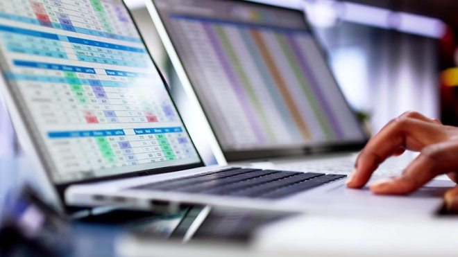 Health payer on computer