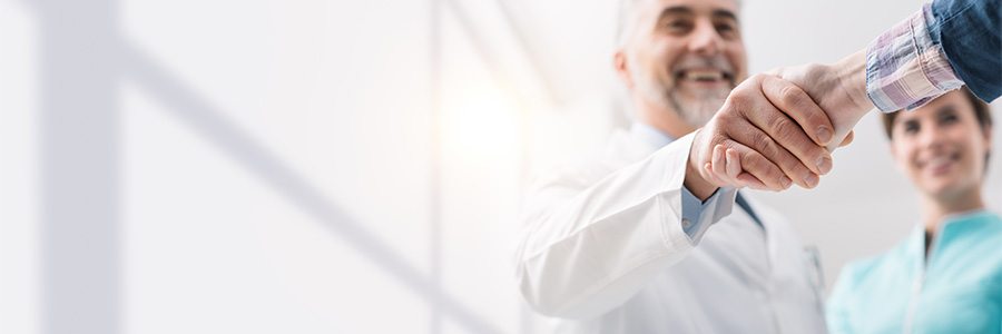 Doctors shaking hands