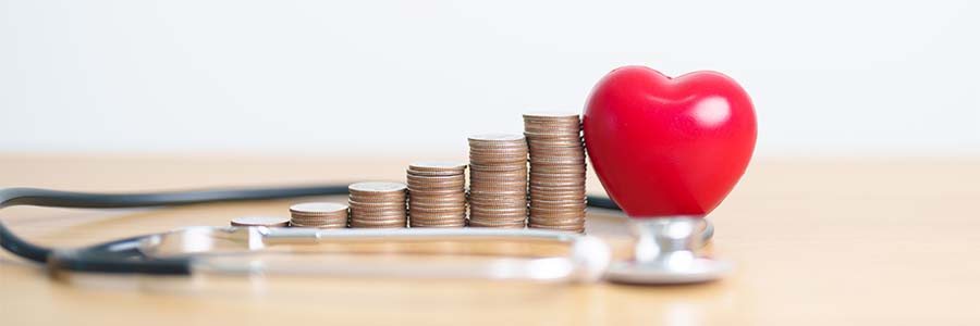 Stethoscope and money 