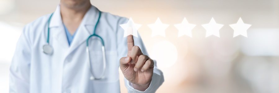 Doctor rating per stars