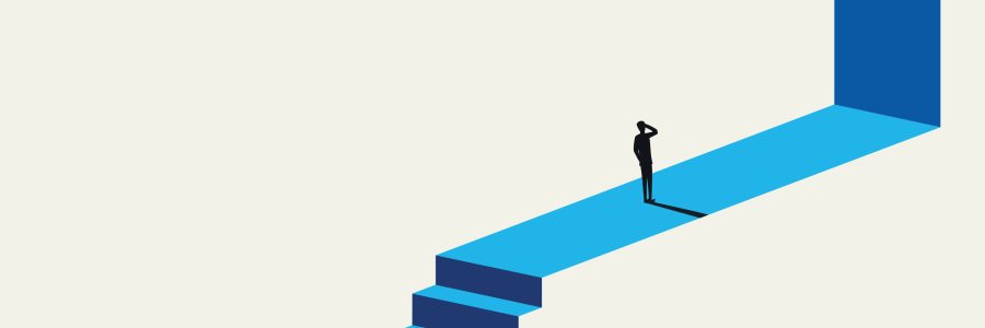 Man on stairs