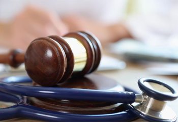 Gavel and stethoscope 