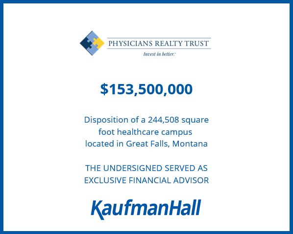 Physicians Realty Trust transaction