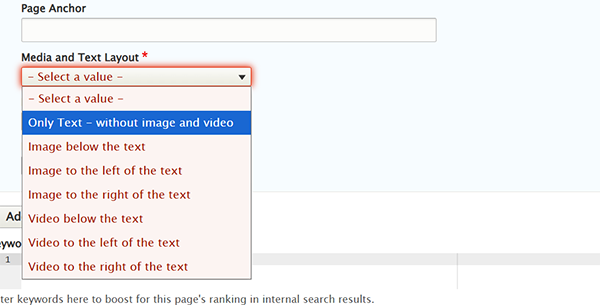 Image-video pleacement